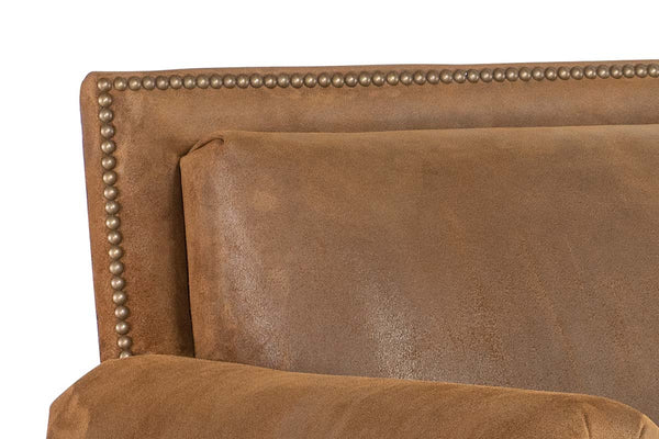 Hollis Leather Accent Club Chair