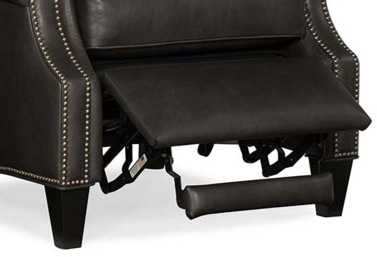 Corwin Leather Tufted Pillow Back Recliner