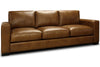 Image of Hugh Modern Leather Track Arm Sofa Collection