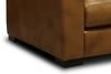 Image of Hugh Modern Track Arm Leather Club Chair