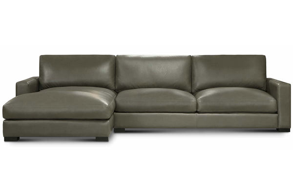Hugh Two Piece Lounge Chaise Sectional (Version 2 As Configured)