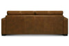 Image of Hugh Modern Leather Track Arm Sofa Collection