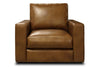 Image of Hugh Modern Leather Track Arm Sofa Collection