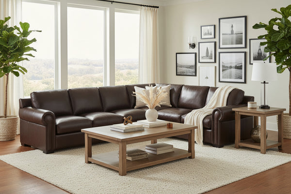 Huntington Traditional Two Piece Sectional (Version 1 As Configured)