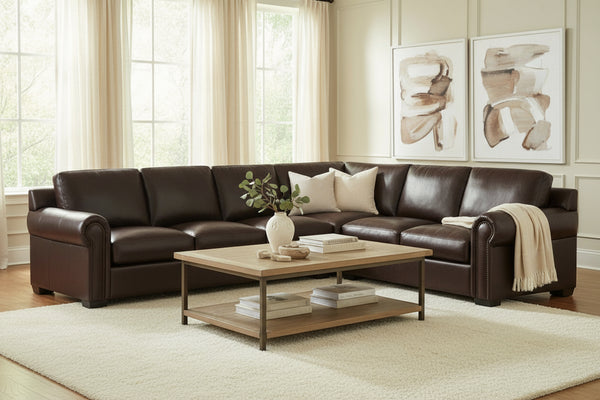 Huntington Traditional Two Piece Sectional (Version 1 As Configured)