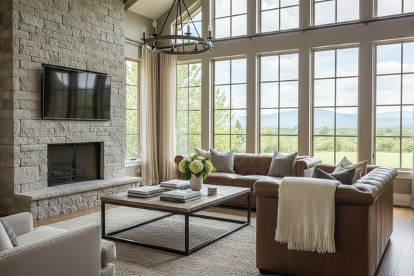 Hyde 87 Inch Vintage Tufted Back Sofa