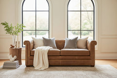Hyde 87 Inch Vintage Tufted Back Sofa