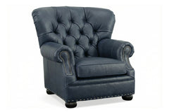 Gleason Large Tufted Leather Club Chair