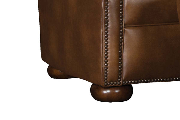 Irving Tufted Leather Club Chair