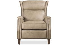 Isaac Caribou Dual Power "Quick Ship" Leather Transitional Recliner