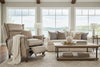 Image of Isaac Caribou Dual Power "Quick Ship" Leather Transitional Recliner