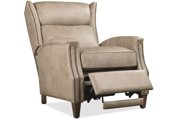 Isaac Caribou Dual Power "Quick Ship" Leather Transitional Recliner