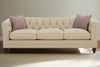 Image of Isadore 80 Inch Fabric Button Tufted Sofa