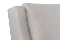 Ivy Contemporary Fabric Wingback Recliner With Inset Track Arms