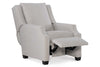 Image of Ivy Contemporary Fabric Wingback Recliner With Inset Track Arms