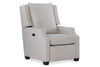 Image of Ivy Contemporary Fabric Wingback Recliner With Inset Track Arms