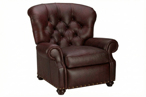 Jackson "Ready To Ship" Tufted Leather Recliner
