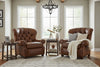 Image of Jackson "BIG MAN" Large Oversized Leather Button Tufted Recliner