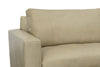 Image of Jasper Bench Seat Track Arm Leather Sofa Or Sleeper Sofa