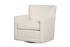 Image of Jaxson Cream "Quick Ship" Swivel Fabric Accent Chair