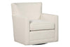 Image of Jaxson Cream "Quick Ship" Swivel Fabric Accent Chair