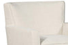 Image of Jaxson Cream "Quick Ship" Swivel Fabric Accent Chair
