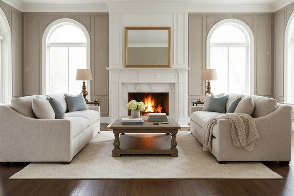 Jenna 84 Inch "Quick Ship" Studio Size Fabric Sofa