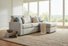 Image of Jennifer Apartment Size Sofa With Reversible Chaise