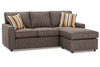 Image of Jennifer Apartment Size Track Arm Reversible Chaise Sectional Sofa