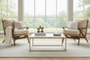 Jensen Transitional Leather Upholstered Accent Chair
