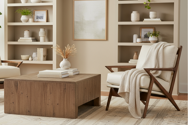 Jensen Transitional Leather Upholstered Accent Chair