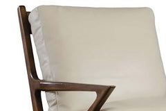 Jensen Transitional Leather Upholstered Accent Chair