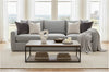 Image of Julia 88 Inch Fabric Three Cushion Lounge Sofa