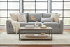 Image of Julia 98 Inch Fabric Three Cushion Lounge Sofa