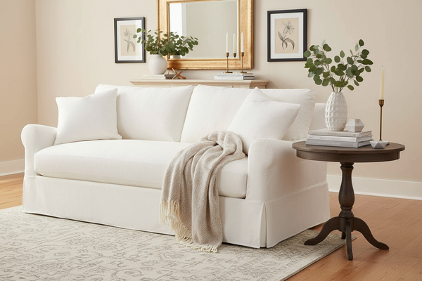 Kaley Rolled Arm Oversized Slipcovered Collection