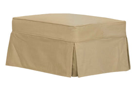 Kendall "Grand Scale" Slipcover Ottoman