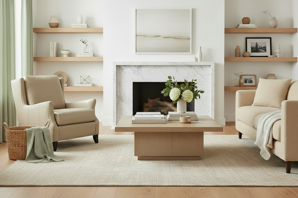 Kenilworth Leather Wing Back Club Chair