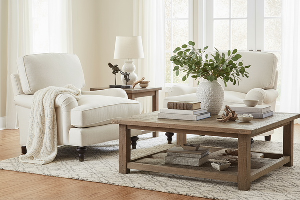 Kerrie Natural "Quick Ship" Fabric Chair- OUT OF STOCK UNTIL 12/30/25