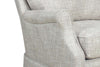 Image of Kimberly 8-Way Hand Tied Traditional Fabric Attached Pillow Back Accent Chair With Skirt