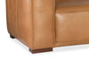 Image of Knox 114 Inch "Quick Ship" Modern Top Grain Leather Sofa