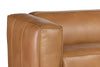 Image of Knox 95 Inch "Quick Ship" Modern Top Grain Leather Sofa