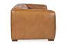 Image of Knox 95 Inch "Quick Ship" Modern Top Grain Leather Sofa