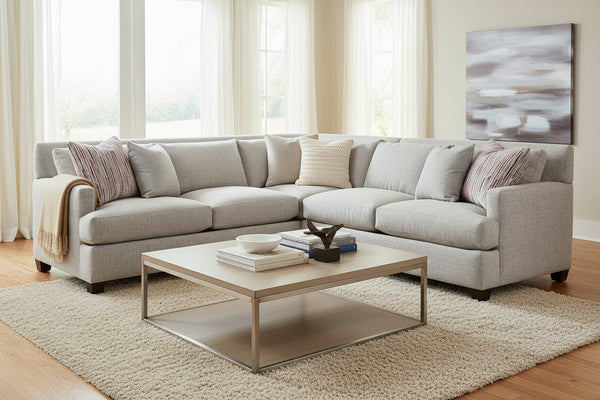 Krista Track Arm Fabric Sectional