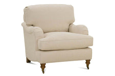 Kristen Fabric Upholstered English Arm Club Chair