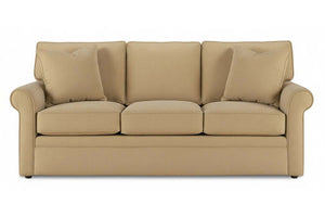 Kyle 84 Inch Queen Size Convertible Sleeper Sofa with Rolled Arms