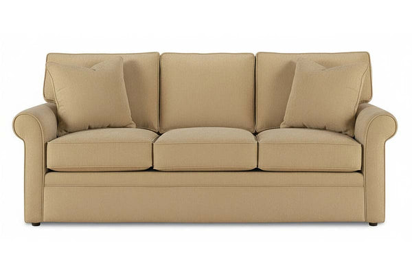 Kyle 84 Inch Queen Size Convertible Sleeper Sofa with Rolled Arms