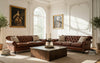 Image of Lancaster Grand Scale 90 Inch Chesterfield Style Tufted Sofa