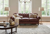Image of Lancaster Grand Scale 90 Inch Chesterfield Style Tufted Sofa