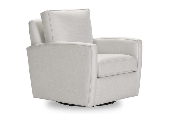Lance Quick Ship 360 Degree SWIVEL/GLIDER Fabric Accent Chair