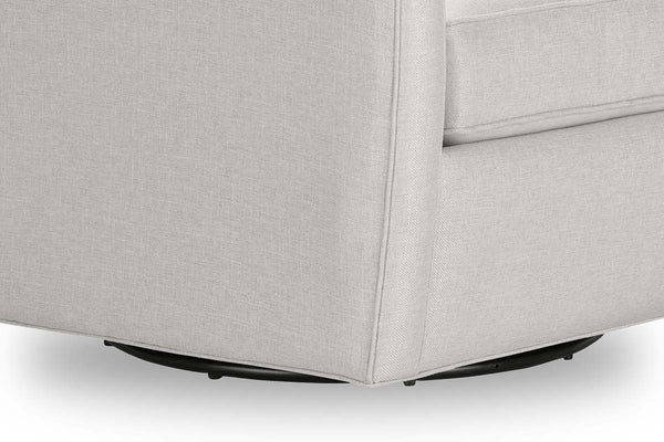 Lance "Quick Ship" 360 Degree SWIVEL/GLIDER Fabric Accent Chair